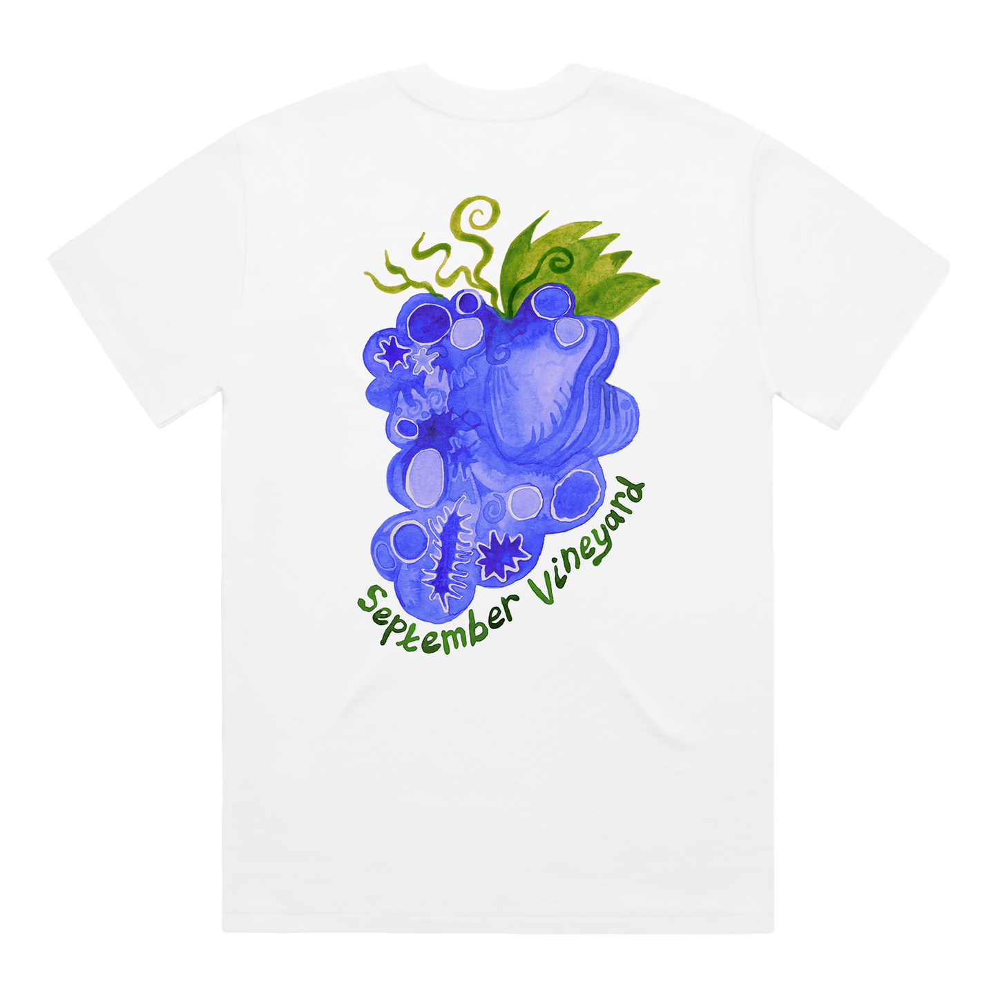 September Vineyard White Tee