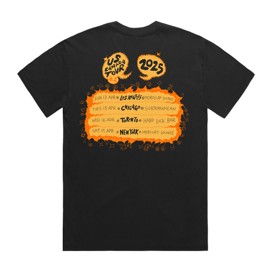 US & Canada 2025 | Black Tour Tee