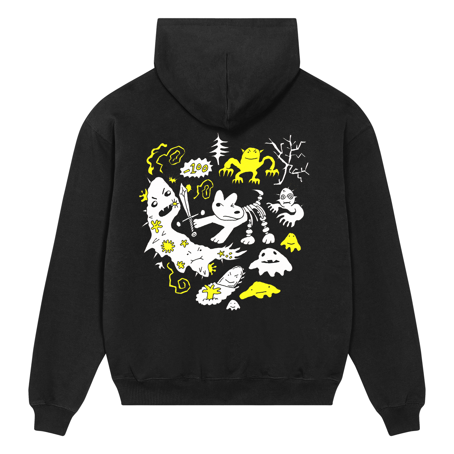 Halloween | Glow In The Dark Black Hoodie