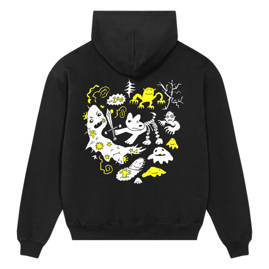 Halloween | Glow In The Dark Black Hoodie