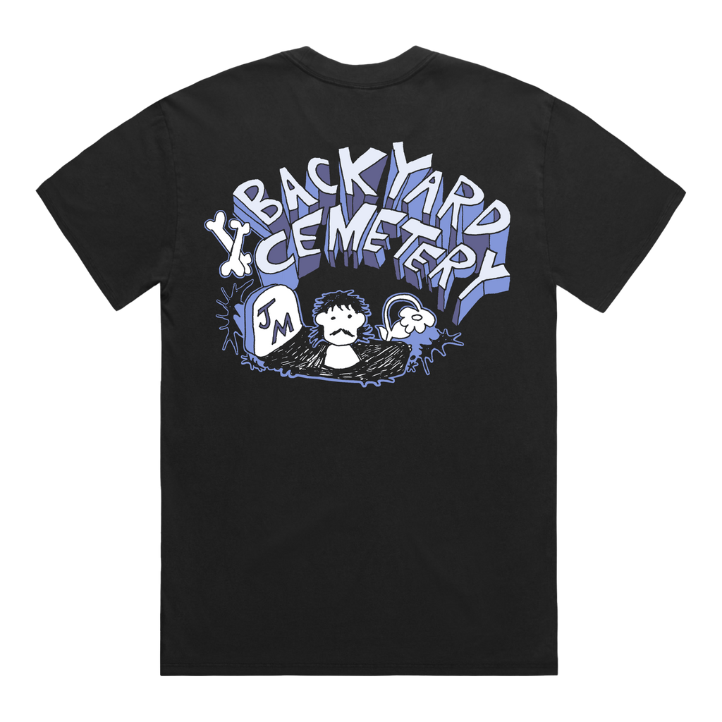 Backyard Cemetery Black Tee