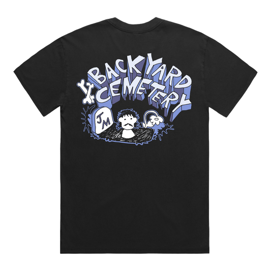 Backyard Cemetery Black Tee