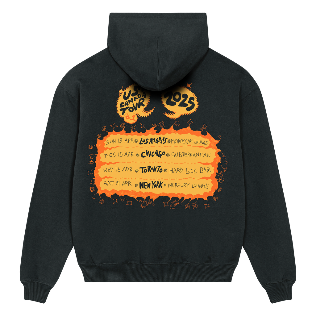 US & Canada 2025 | Black Tour Hoodie