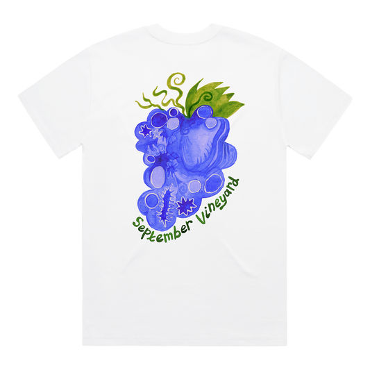 September Vineyard White Tee