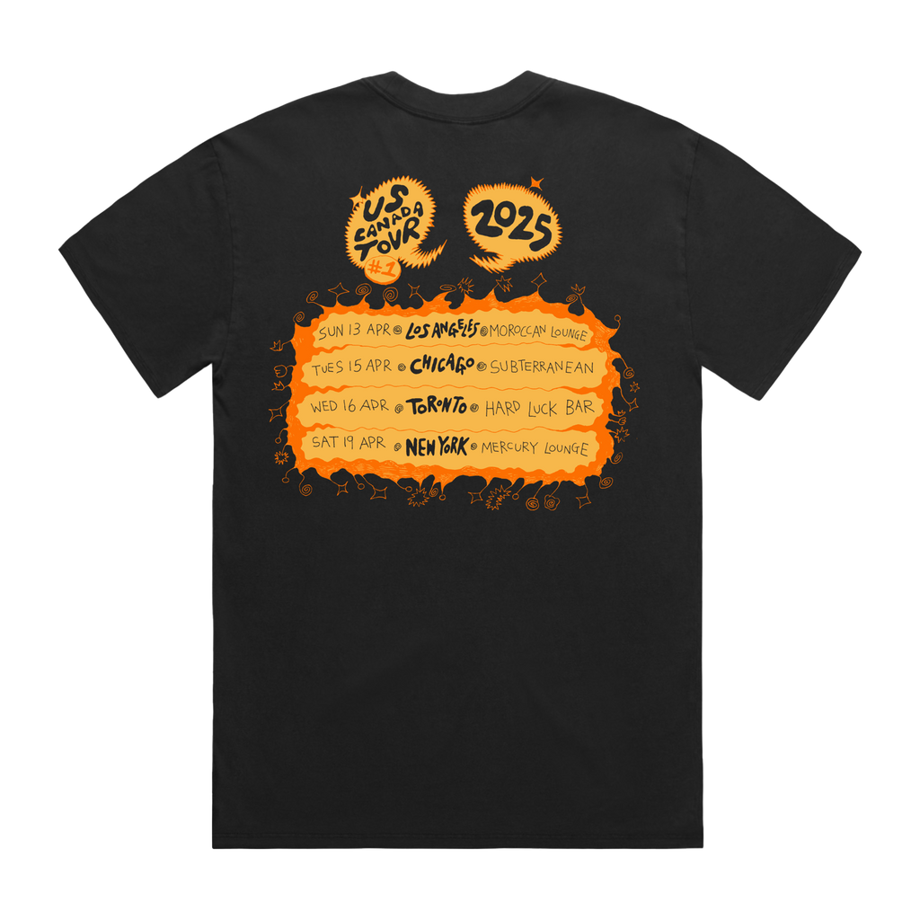 US & Canada 2025 | Black Tour Tee